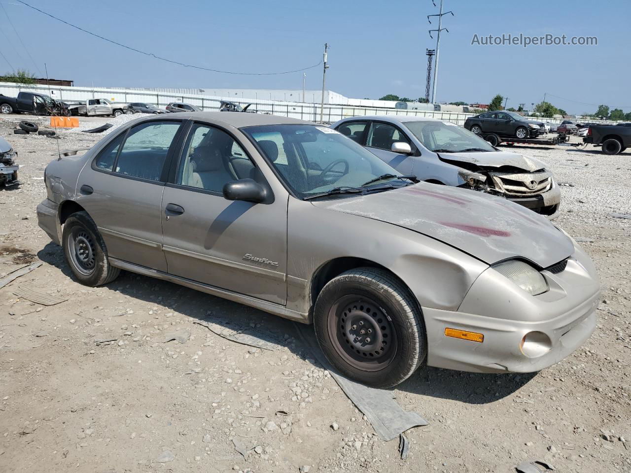 2000 Pontiac Sunfire Se Tan vin: 1G2JB5248Y7367134