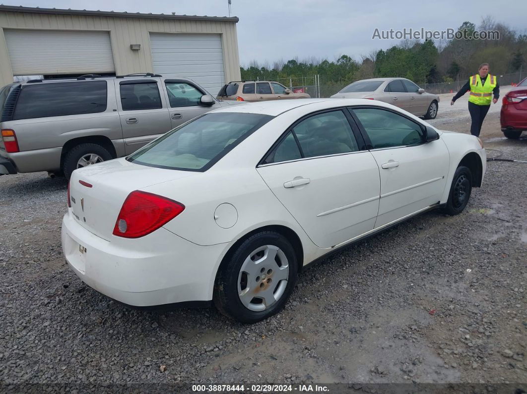 2006 Pontiac G6   White vin: 1G2ZF55B064277699