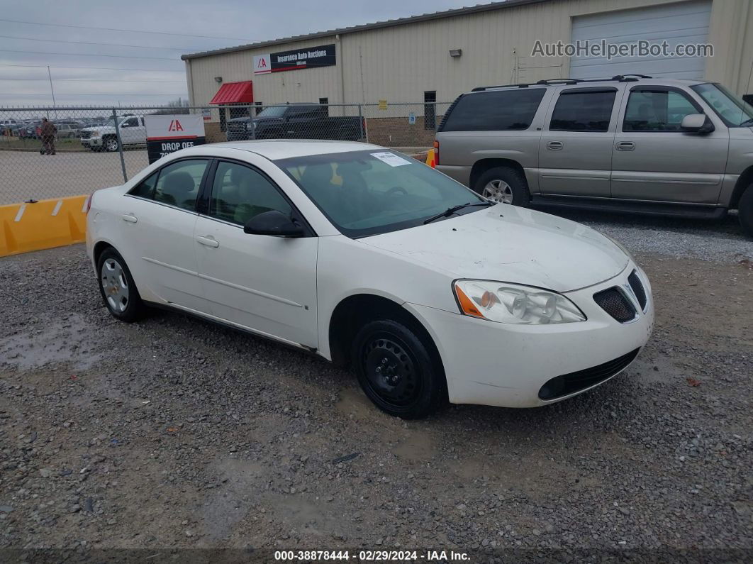 2006 Pontiac G6   Белый vin: 1G2ZF55B064277699