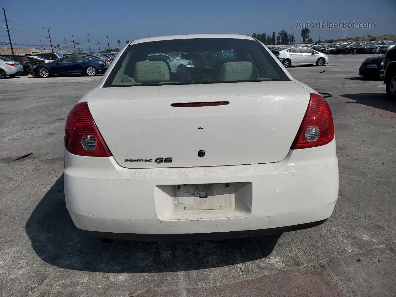 2006 Pontiac G6 Se White vin: 1G2ZF55B264286212