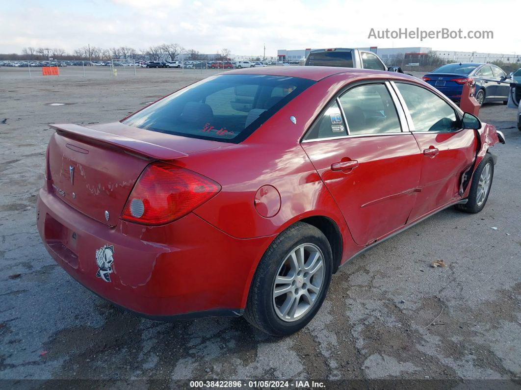 2006 Pontiac G6   Красный vin: 1G2ZF55B464215822