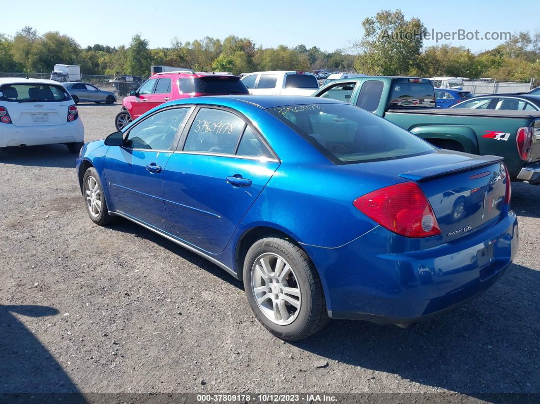 2006 Pontiac G6   Blue vin: 1G2ZF55B464279973