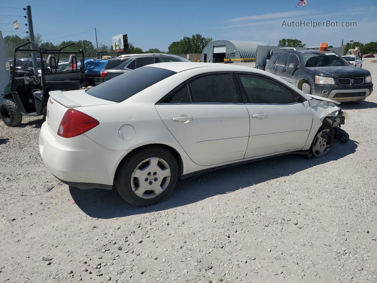 2006 Pontiac G6 Se White vin: 1G2ZF55B664227258