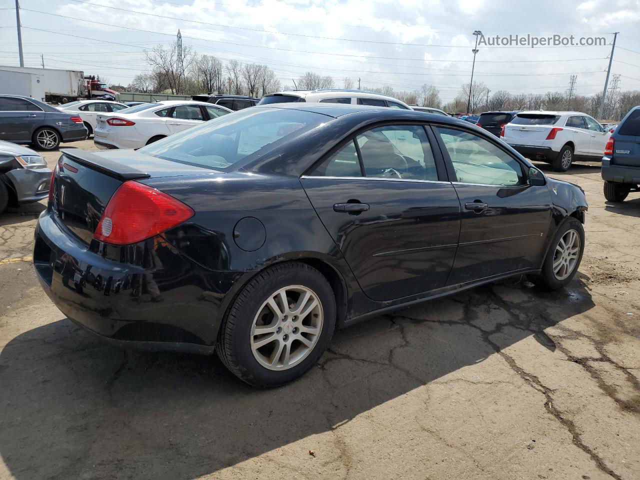 2006 Pontiac G6 Se Black vin: 1G2ZF55B664261216