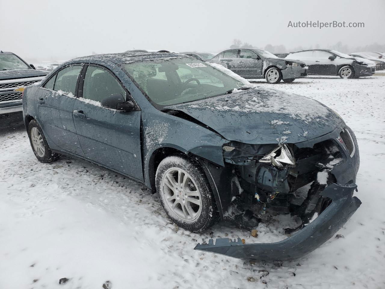 2006 Pontiac G6 Se Blue vin: 1G2ZF55B864184932