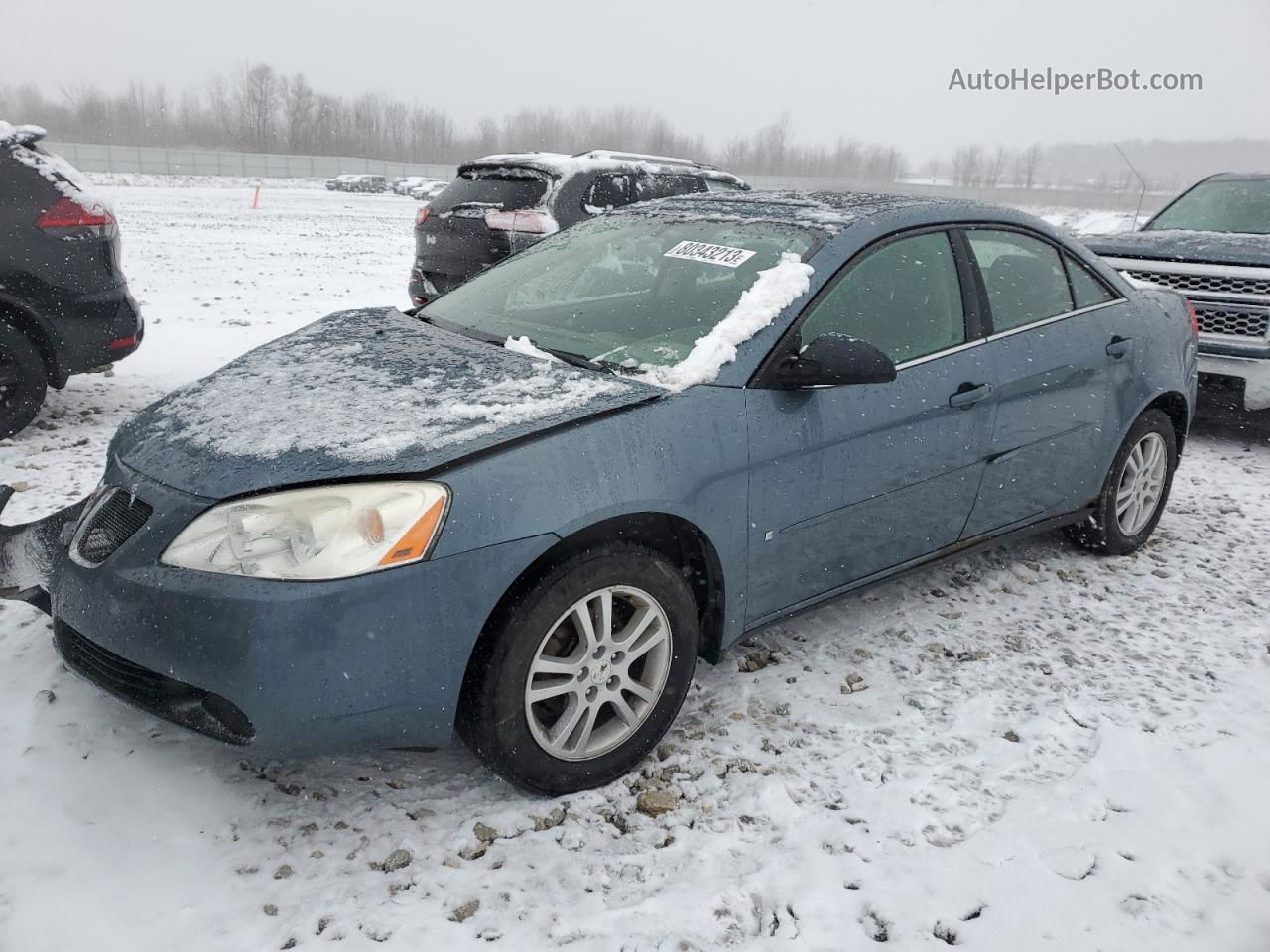 2006 Pontiac G6 Se Синий vin: 1G2ZF55B864184932