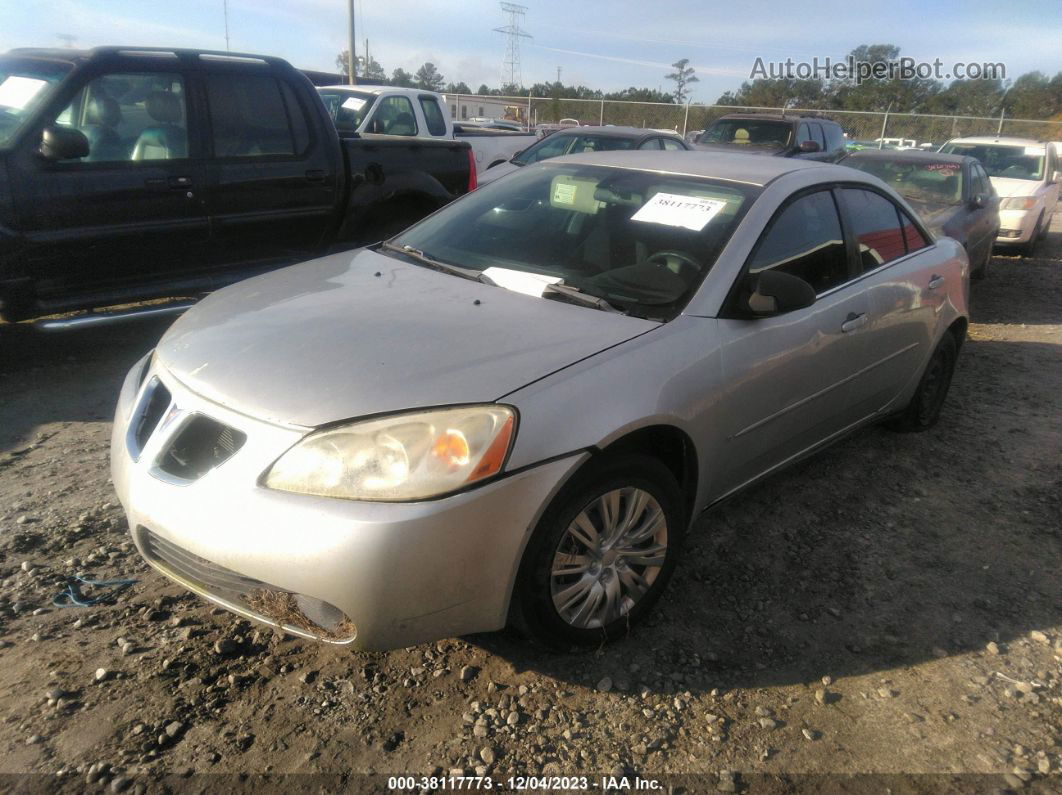 2006 Pontiac G6 Silver vin: 1G2ZF55B864224443