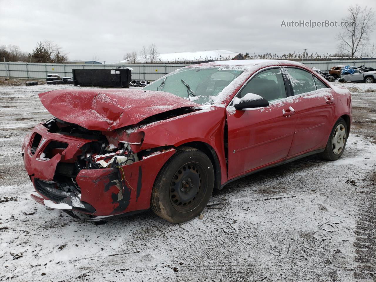 2006 Pontiac G6 Se Red vin: 1G2ZF55B964192604