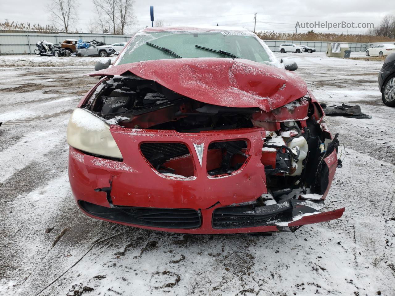 2006 Pontiac G6 Se Red vin: 1G2ZF55B964192604