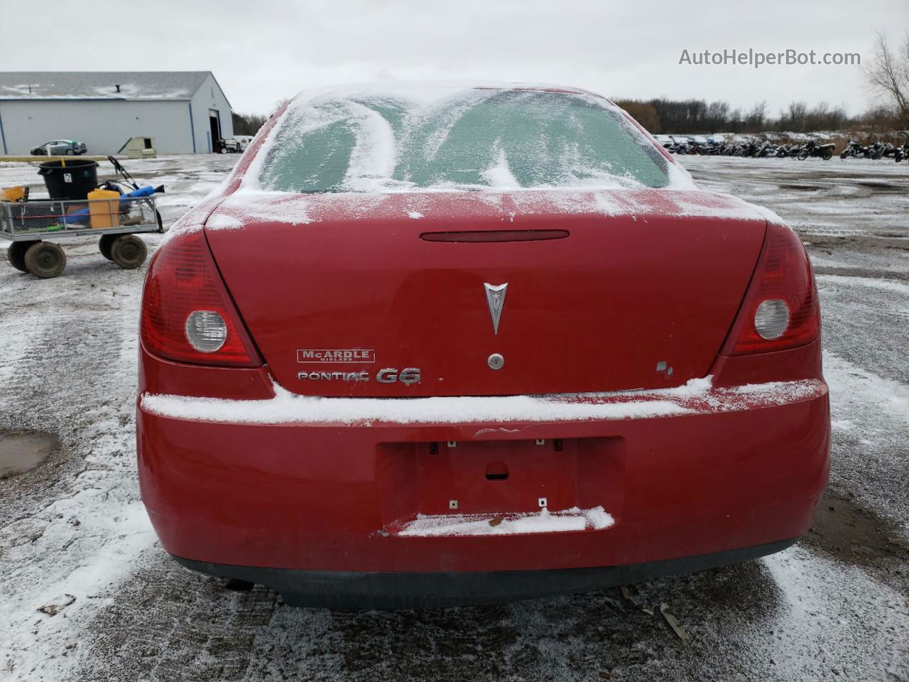 2006 Pontiac G6 Se Red vin: 1G2ZF55B964192604