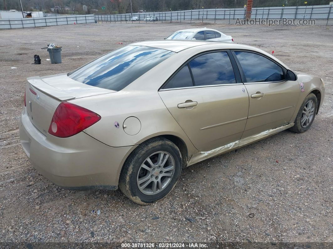 2006 Pontiac G6   Золотой vin: 1G2ZG558064109403