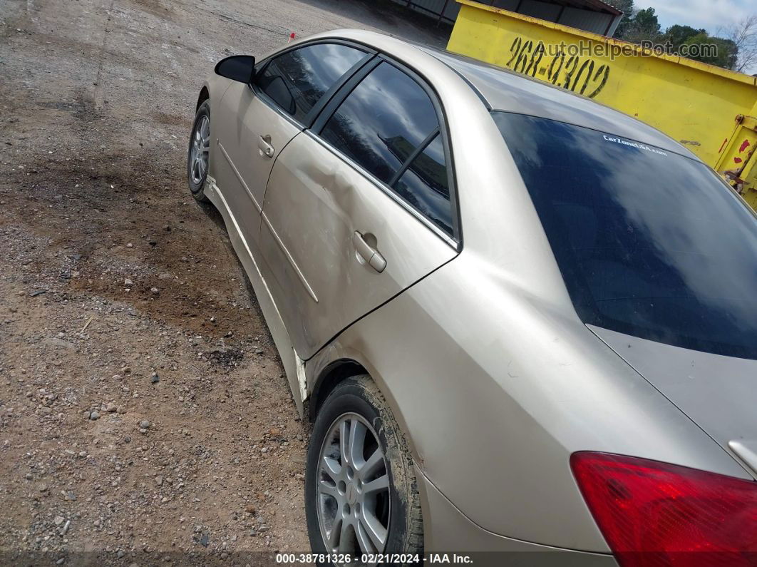 2006 Pontiac G6   Gold vin: 1G2ZG558064109403