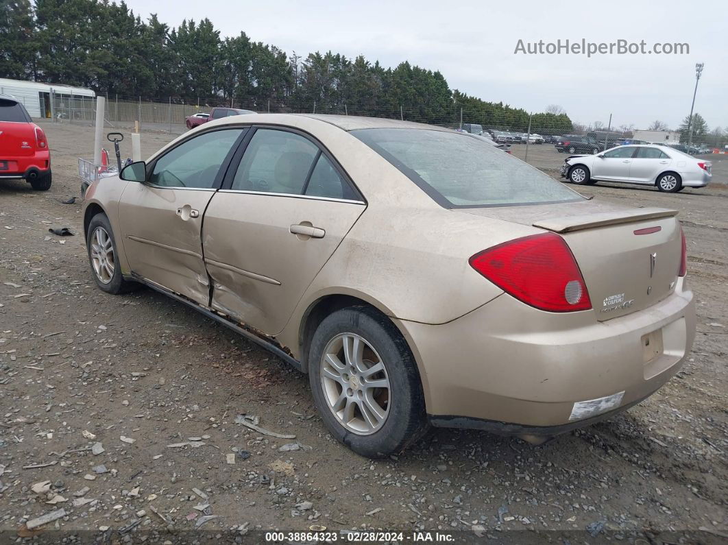 2006 Pontiac G6   Gold vin: 1G2ZG558064170296