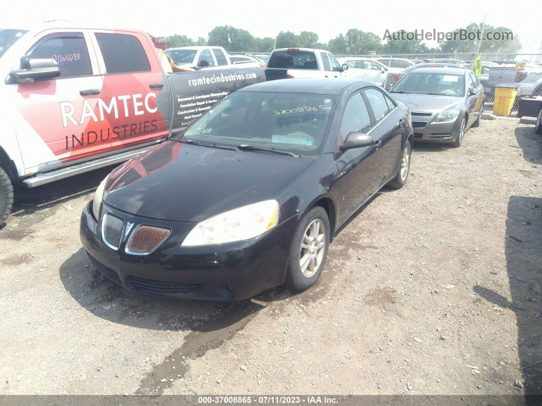 2006 Pontiac G6 Черный vin: 1G2ZG558064195215