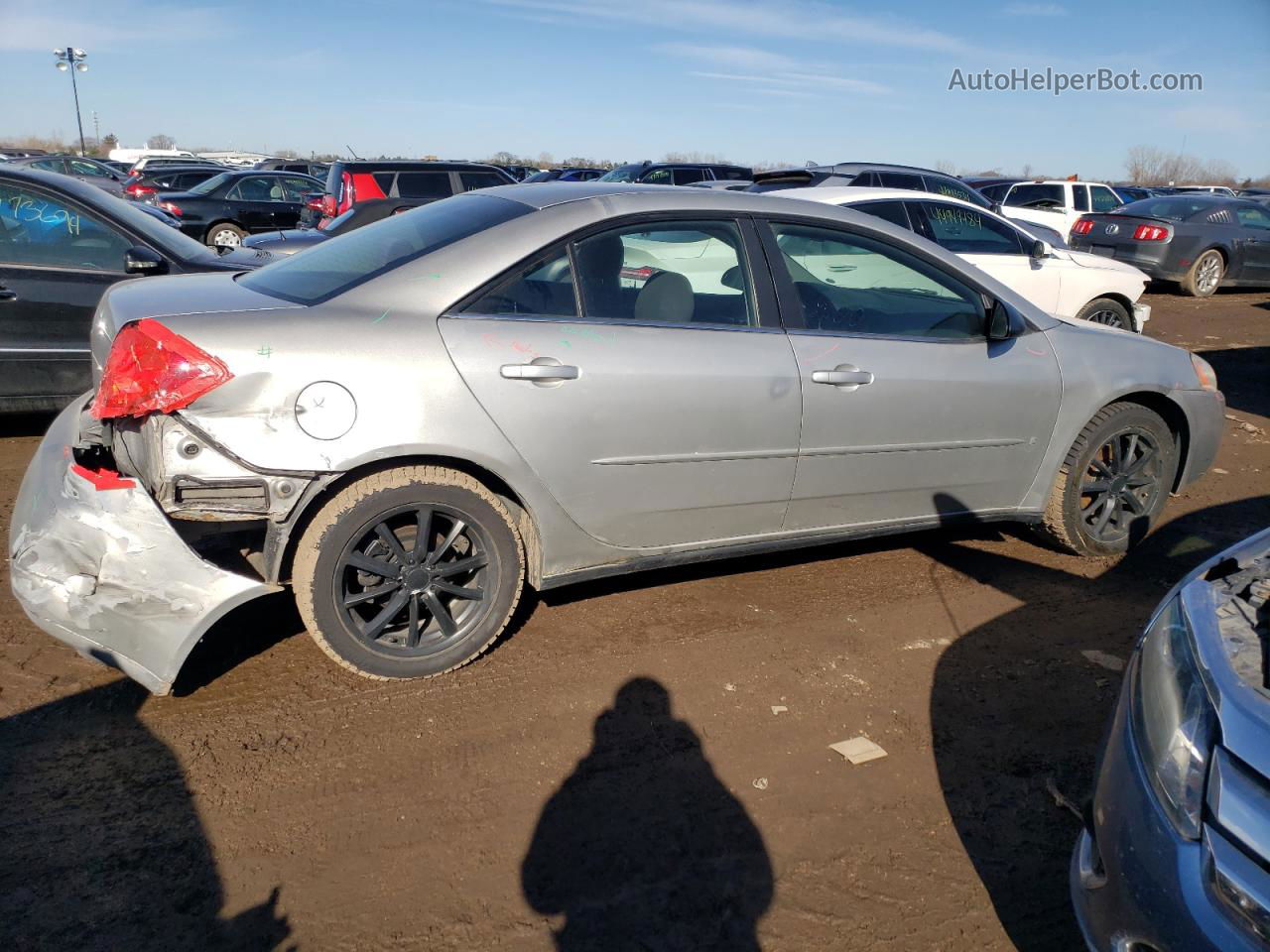 2006 Pontiac G6 Se1 Silver vin: 1G2ZG558164190752