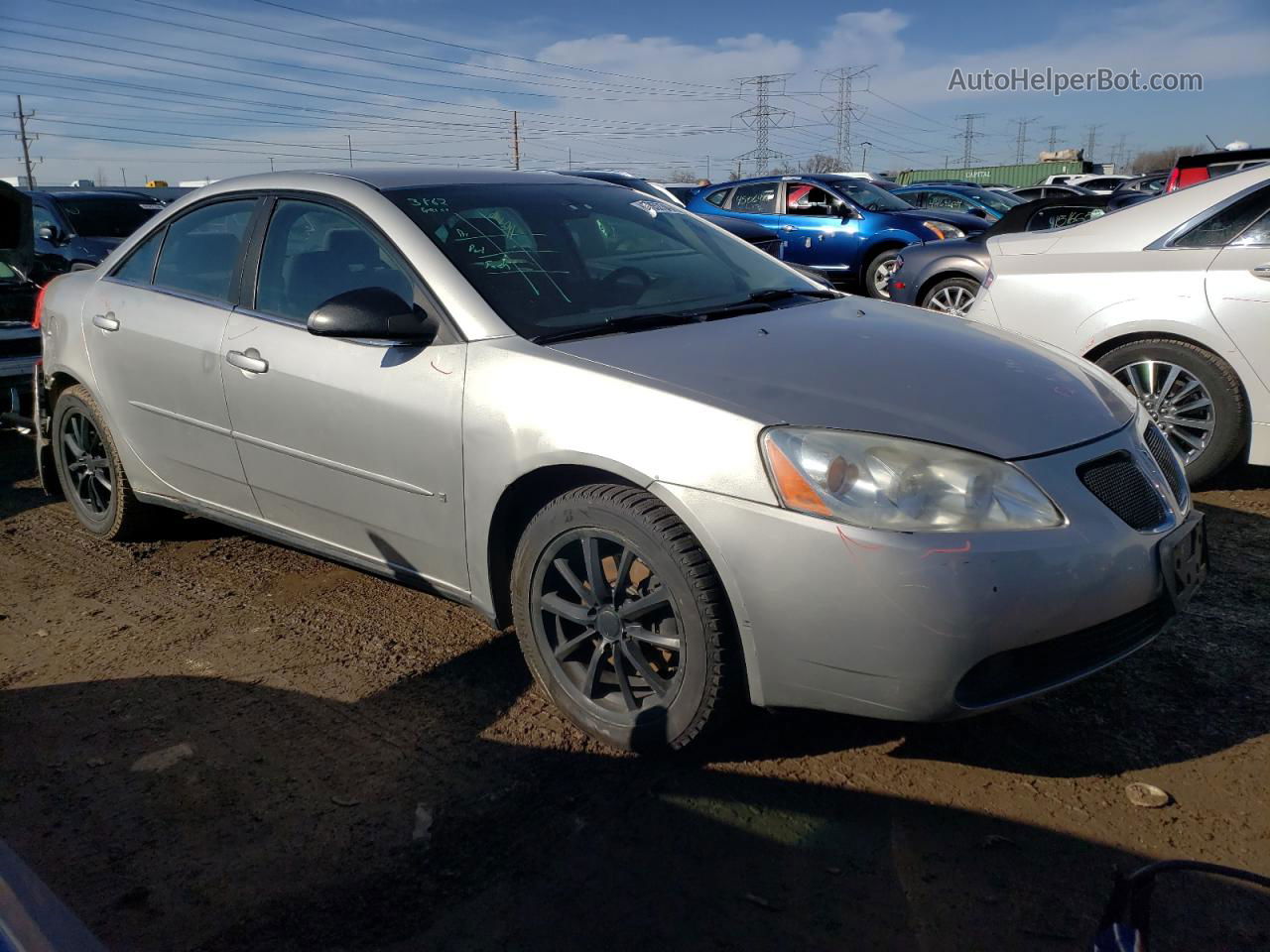 2006 Pontiac G6 Se1 Silver vin: 1G2ZG558164190752