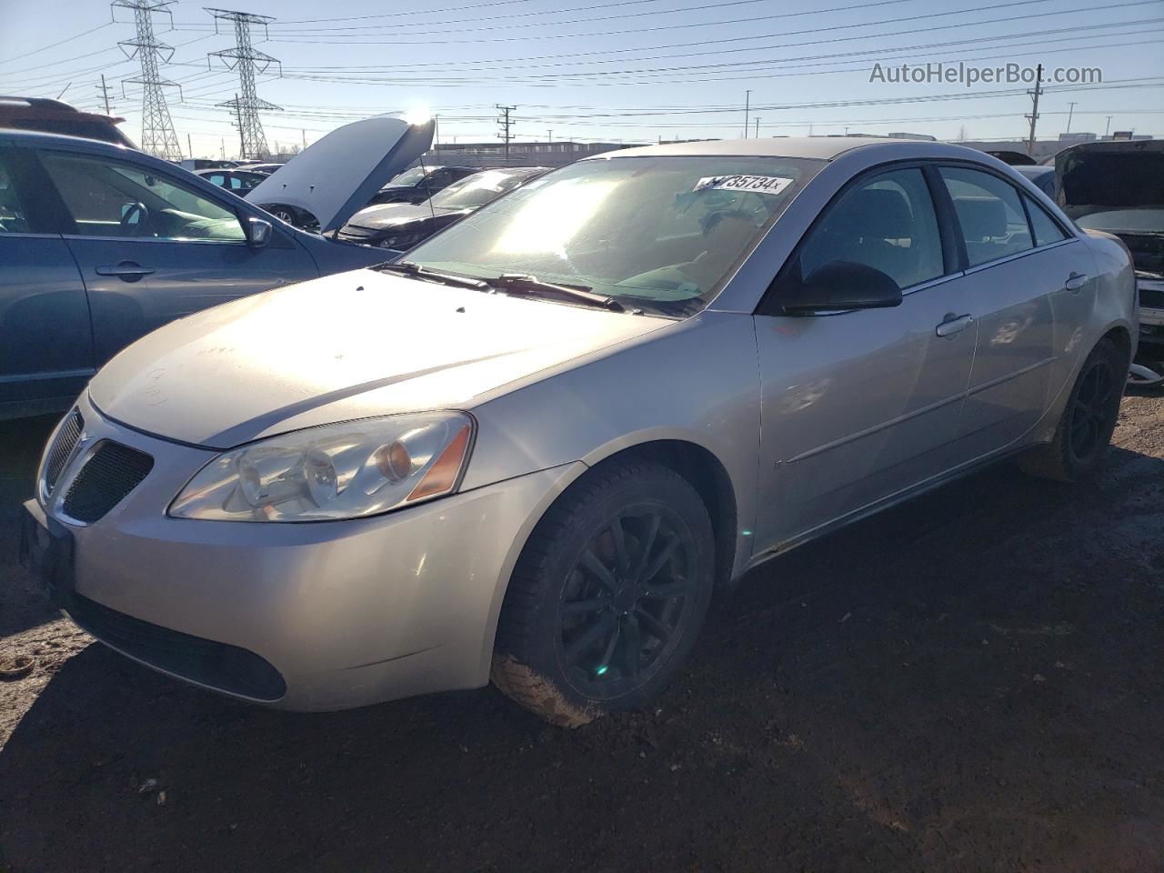 2006 Pontiac G6 Se1 Silver vin: 1G2ZG558164190752