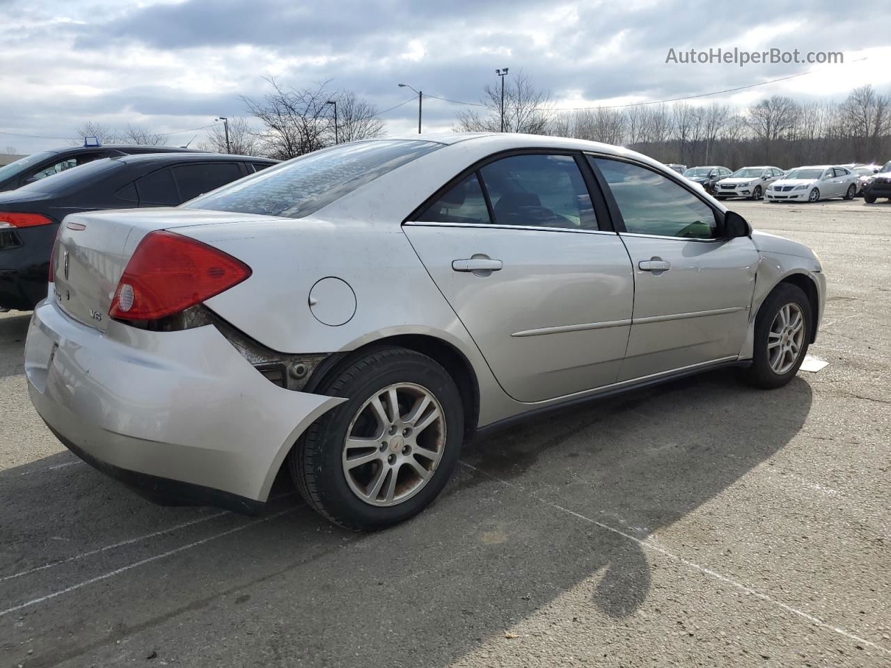 2006 Pontiac G6 Se1 Silver vin: 1G2ZG558164214094