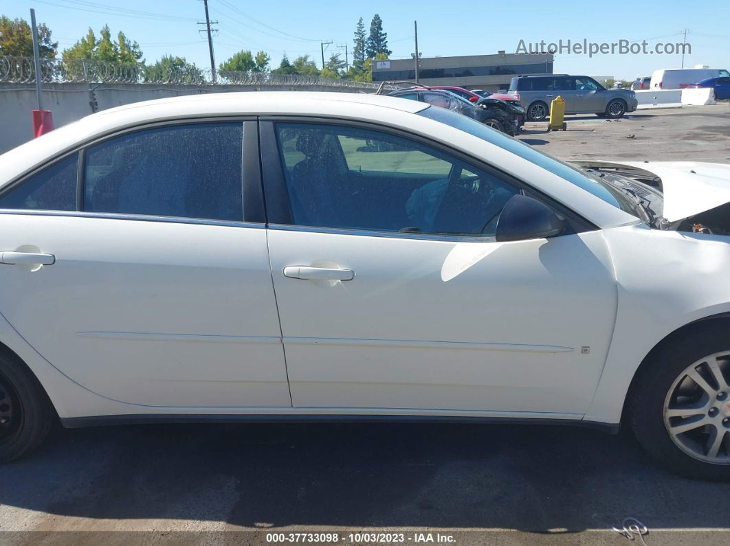 2006 Pontiac G6 6-cyl White vin: 1G2ZG558264233527