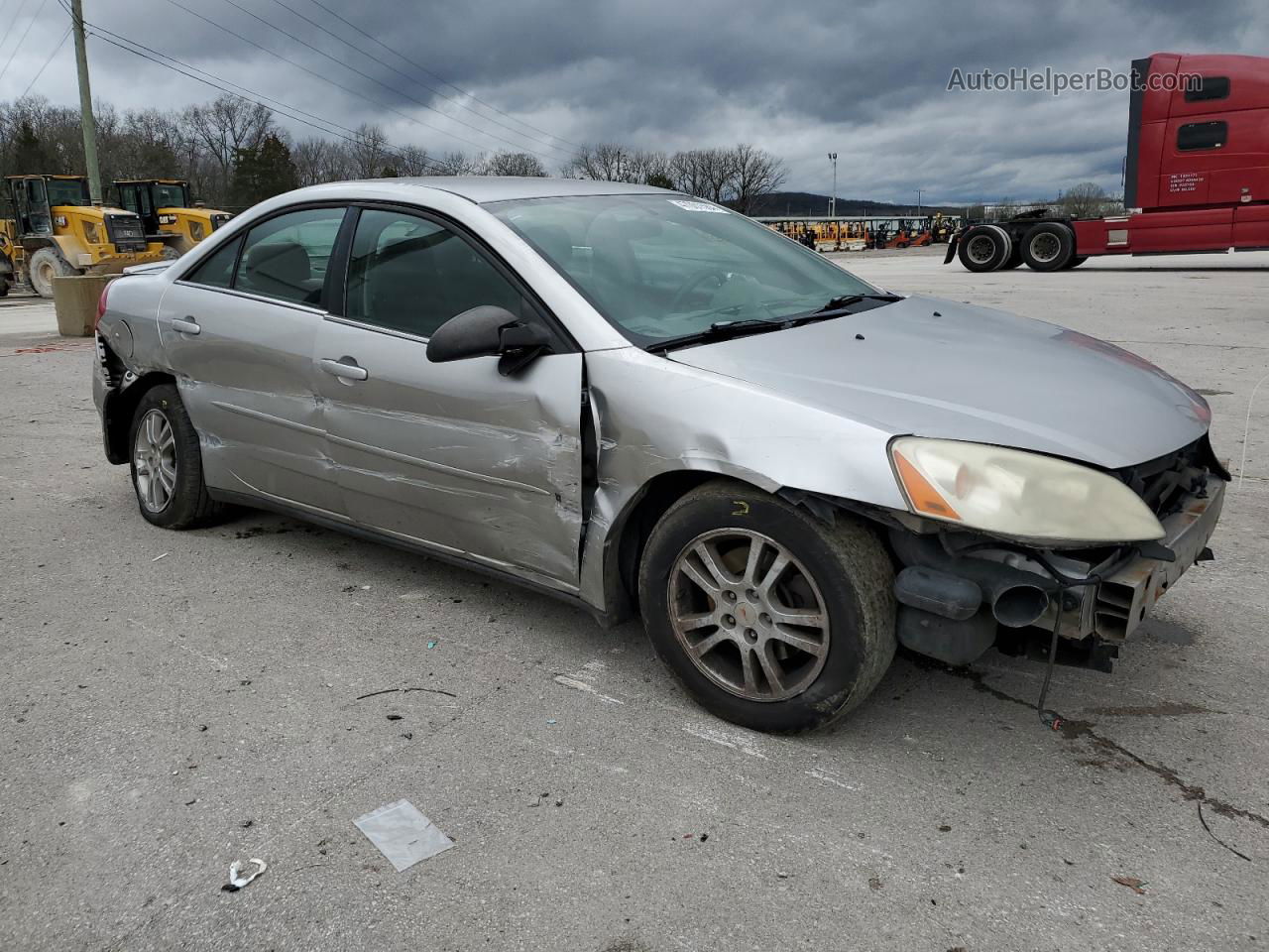 2006 Pontiac G6 Se1 Silver vin: 1G2ZG558364118533