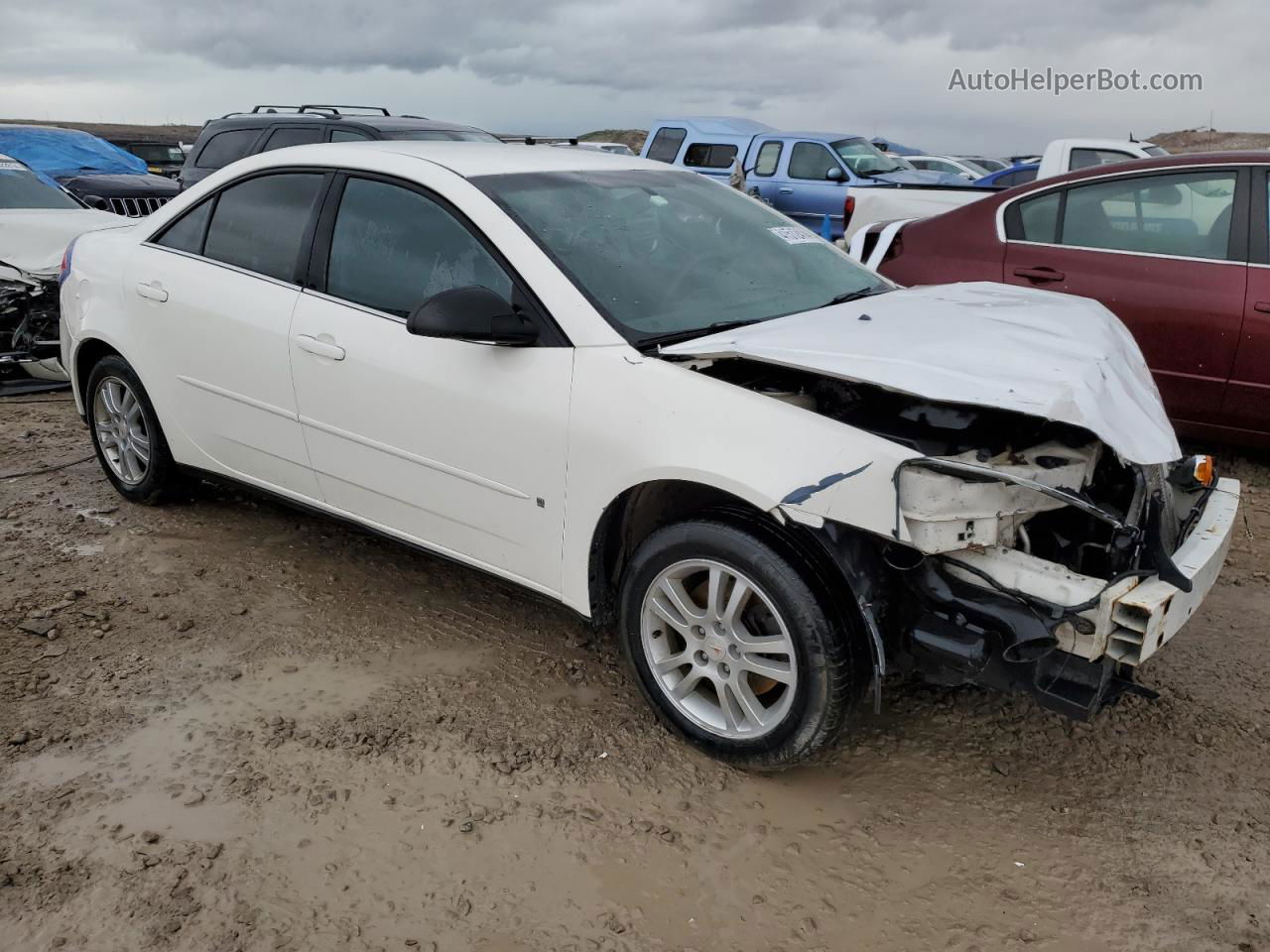 2006 Pontiac G6 Se1 White vin: 1G2ZG558364232595