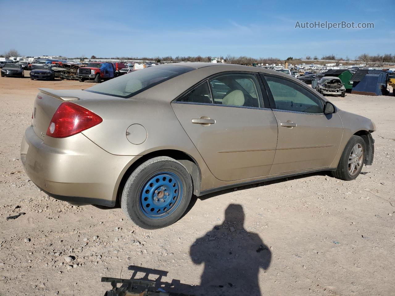 2006 Pontiac G6 Se1 Бежевый vin: 1G2ZG558464132361