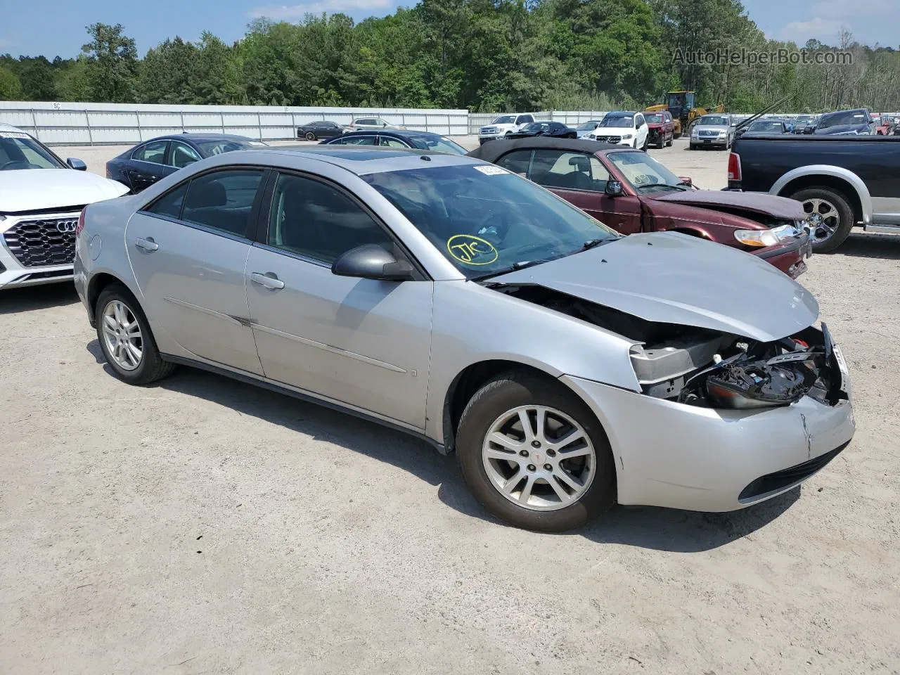 2006 Pontiac G6 Se1 Silver vin: 1G2ZG558664143779