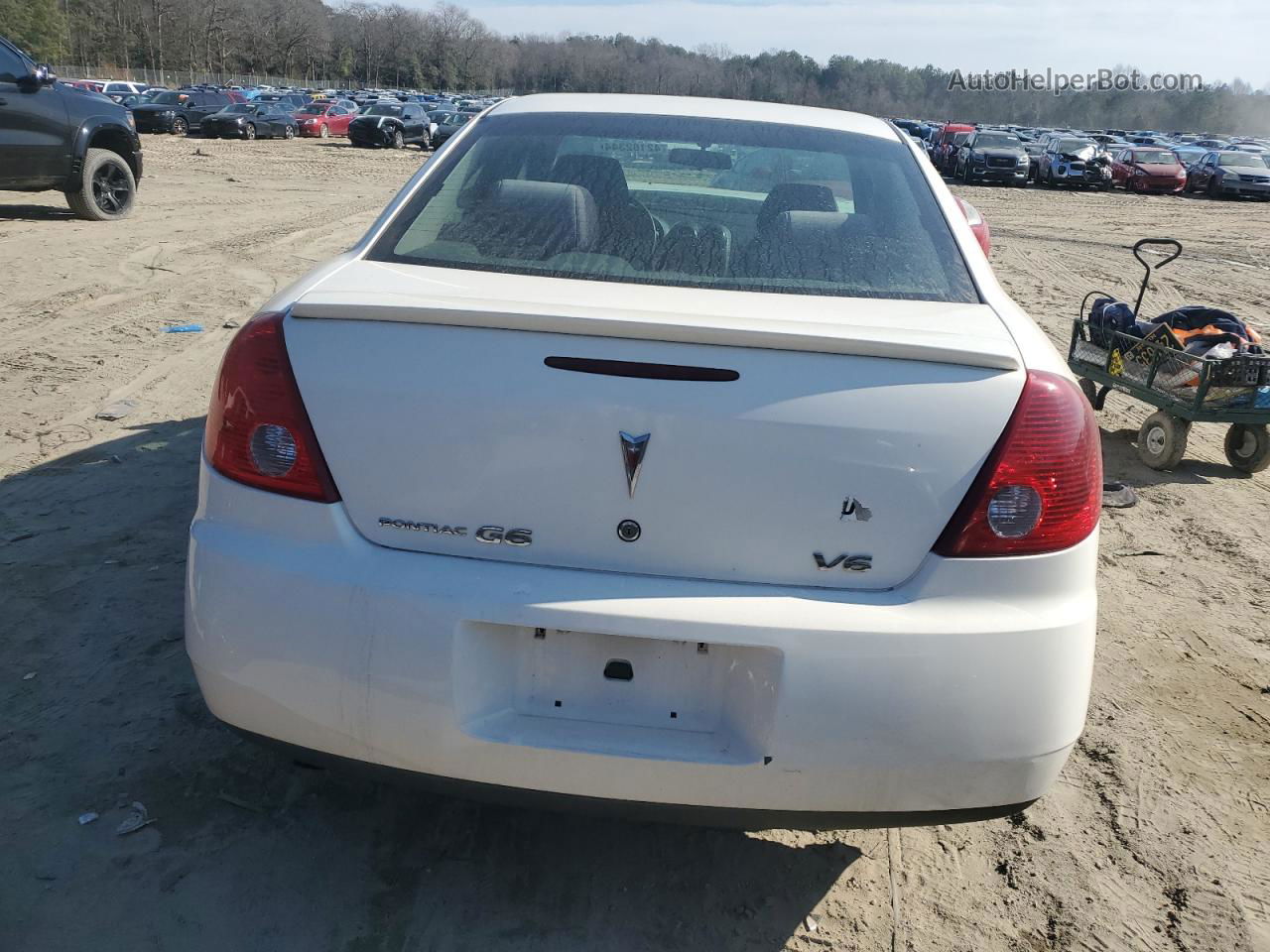 2006 Pontiac G6 Se1 White vin: 1G2ZG558764230798