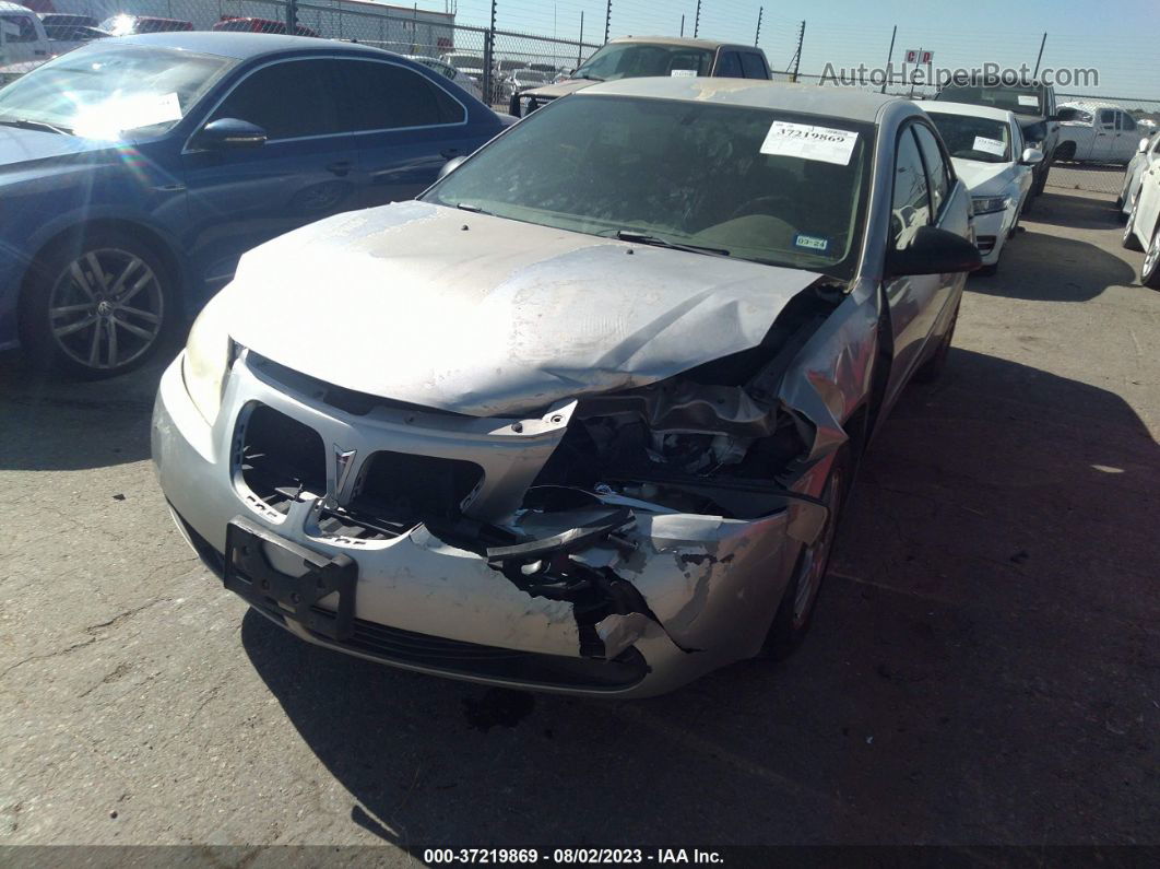 2006 Pontiac G6 6-cyl Silver vin: 1G2ZG558864230809