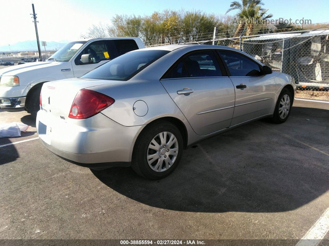 2006 Pontiac G6   Silver vin: 1G2ZG578564234541