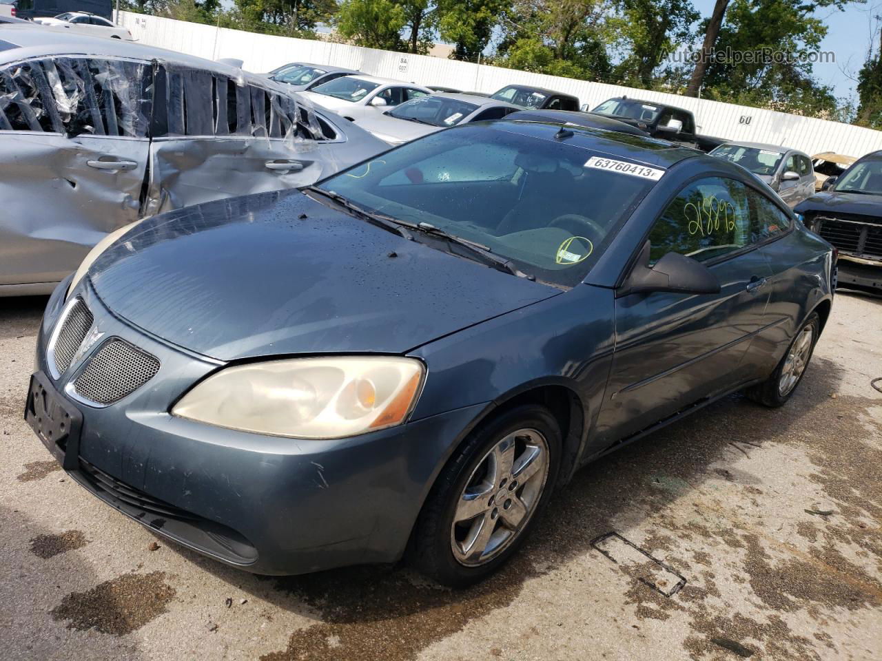 2006 Pontiac G6 Gt Gray vin: 1G2ZH158264146958