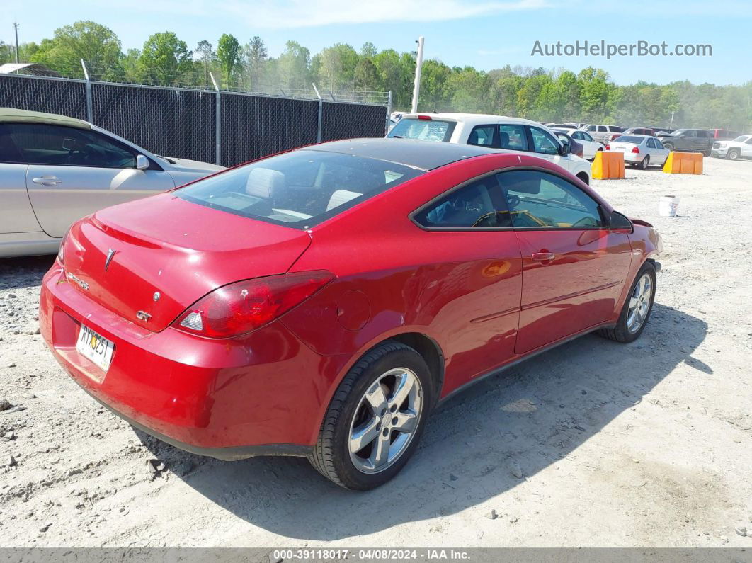 2006 Pontiac G6 Gt Red vin: 1G2ZH158664184547