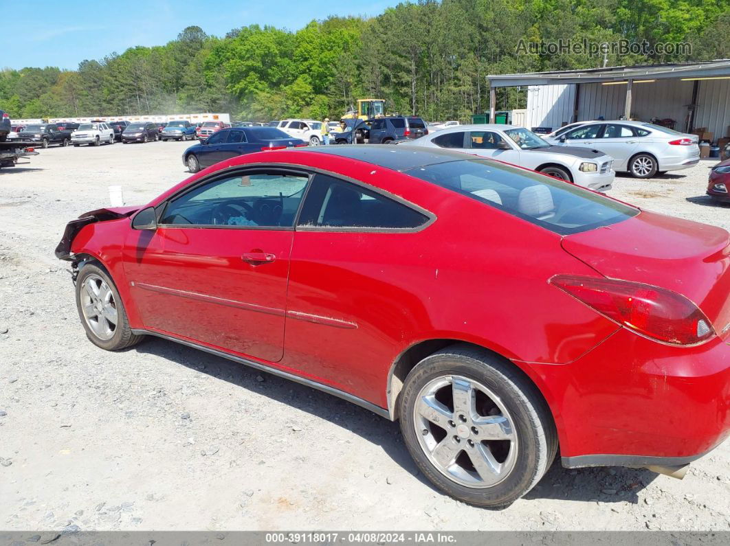 2006 Pontiac G6 Gt Red vin: 1G2ZH158664184547