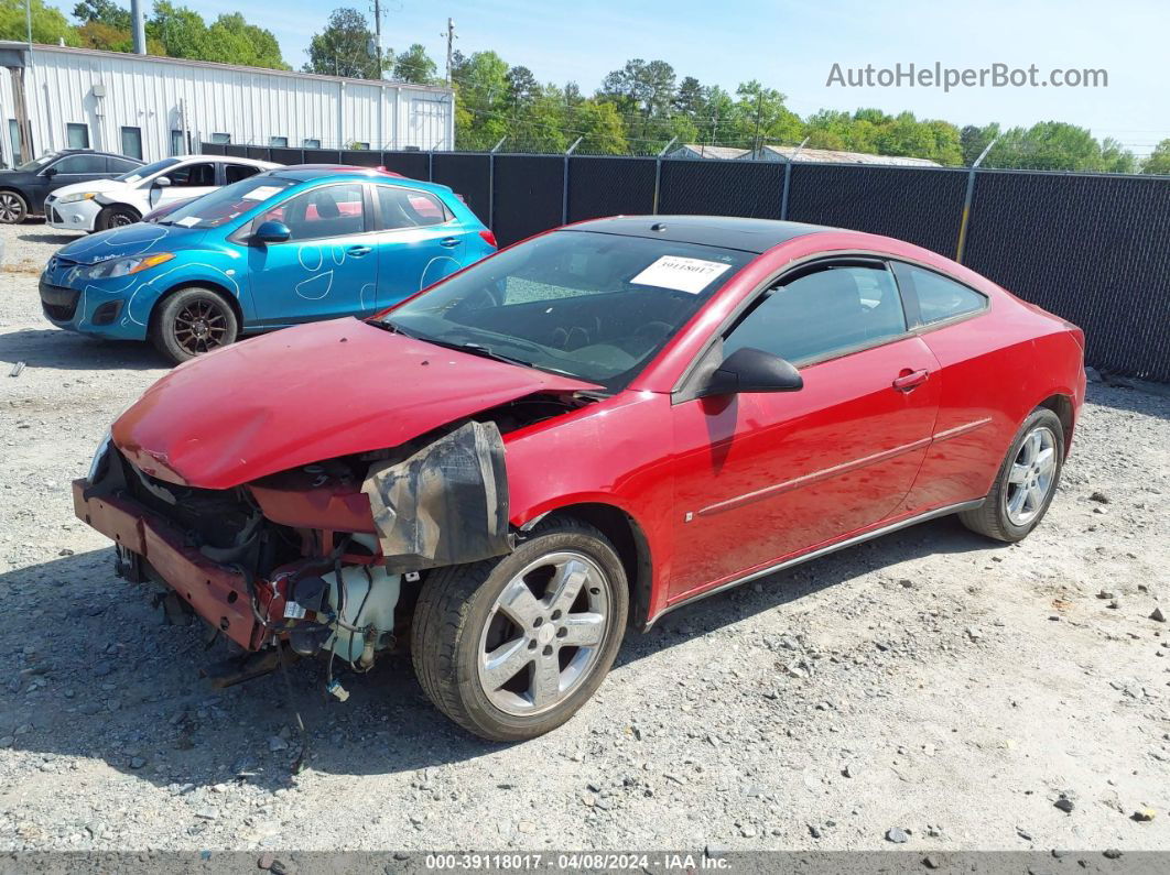 2006 Pontiac G6 Gt Red vin: 1G2ZH158664184547