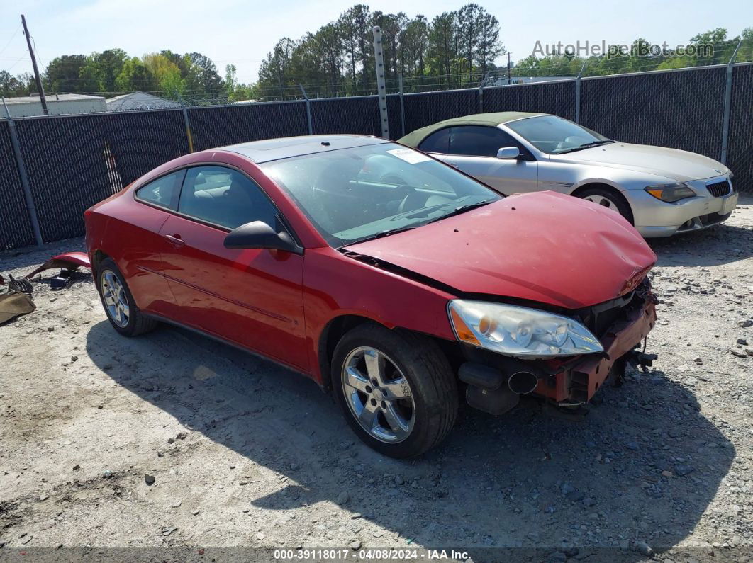 2006 Pontiac G6 Gt Red vin: 1G2ZH158664184547