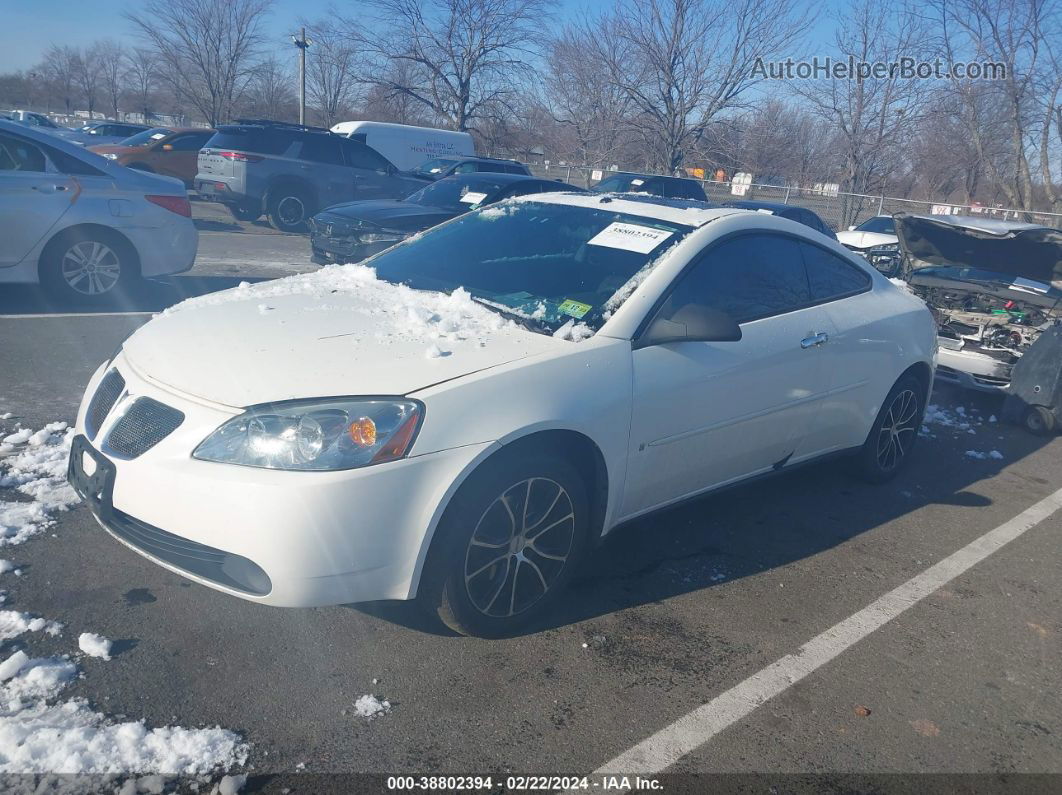 2006 Pontiac G6 Gt White vin: 1G2ZH158864146625