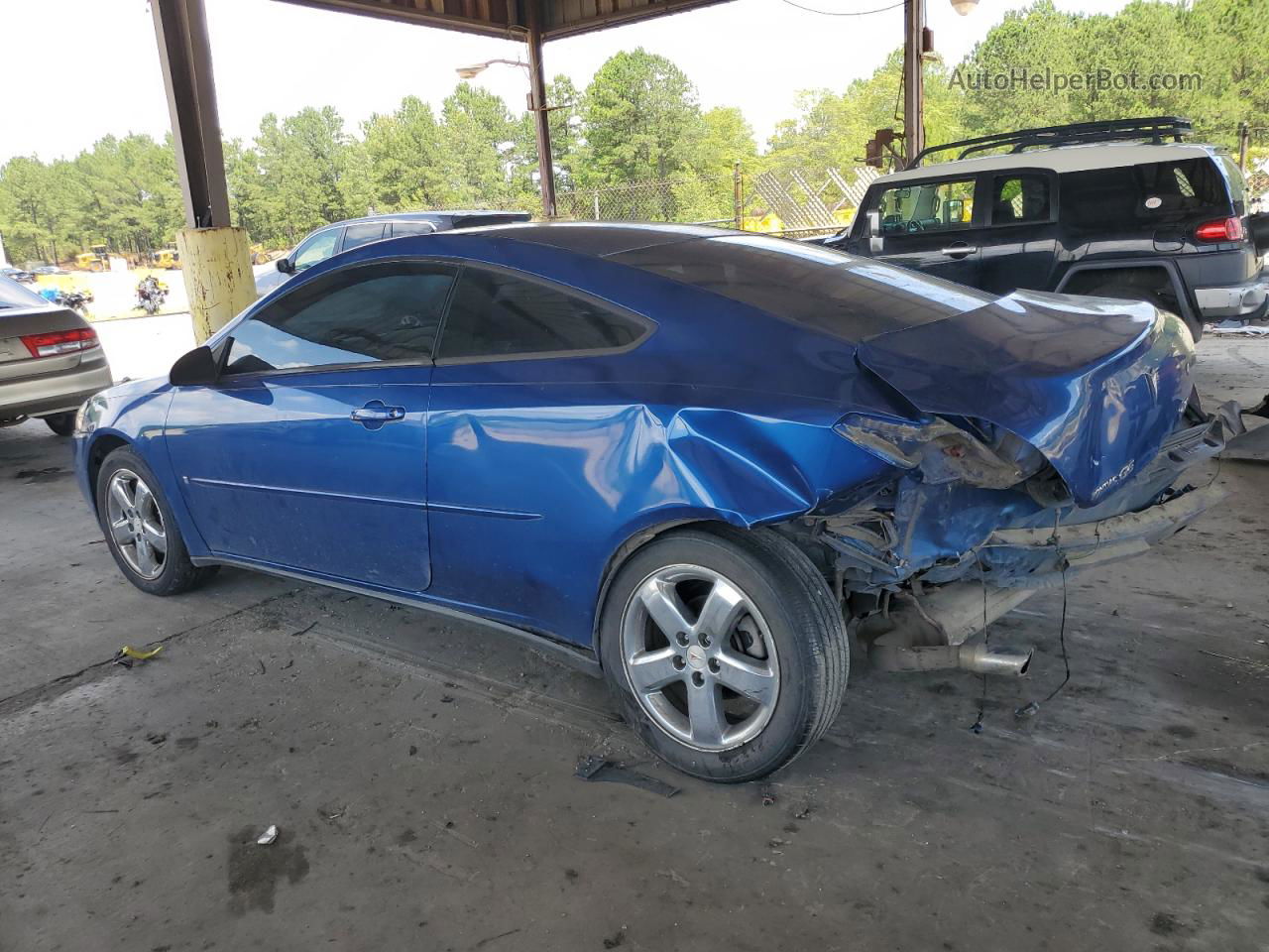 2006 Pontiac G6 Gt Blue vin: 1G2ZH158X64183157