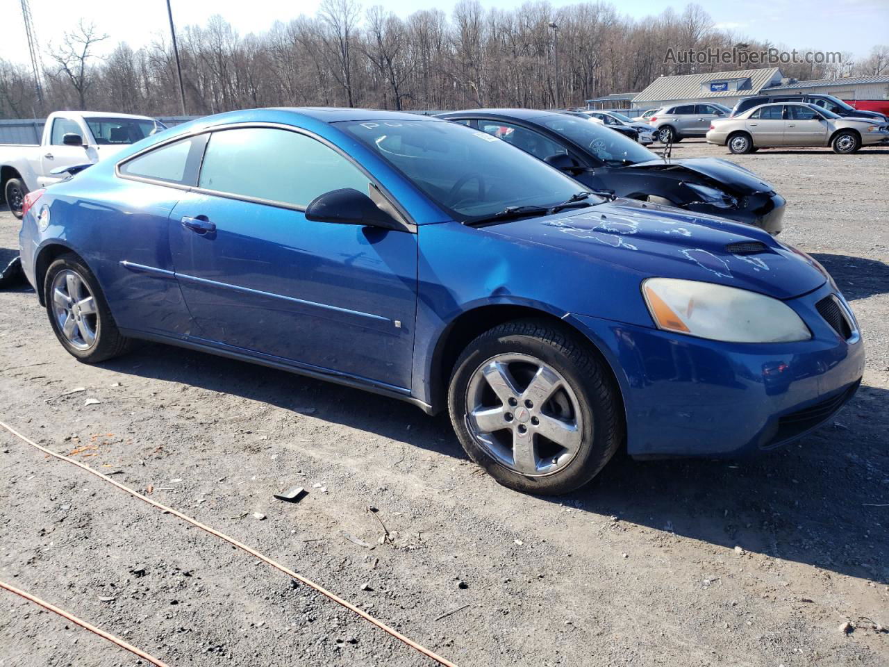 2006 Pontiac G6 Gt Синий vin: 1G2ZH178364242790