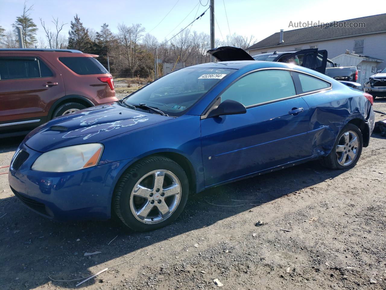 2006 Pontiac G6 Gt Blue vin: 1G2ZH178364242790