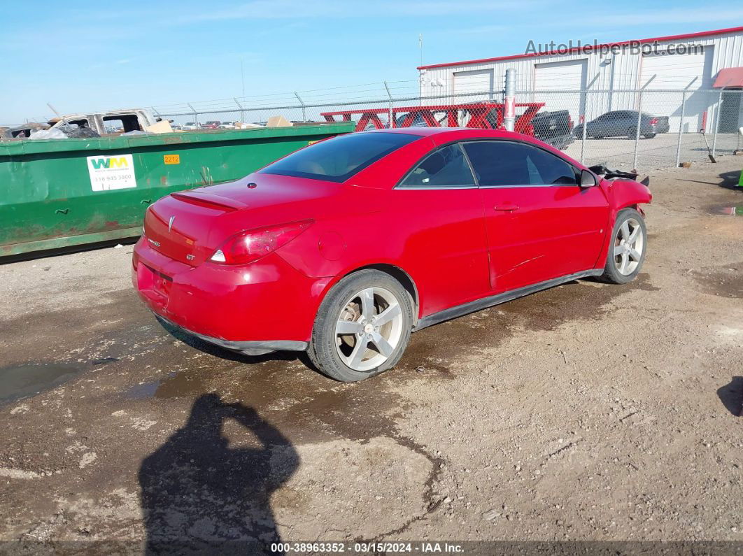 2006 Pontiac G6 Gt Red vin: 1G2ZH358064284655