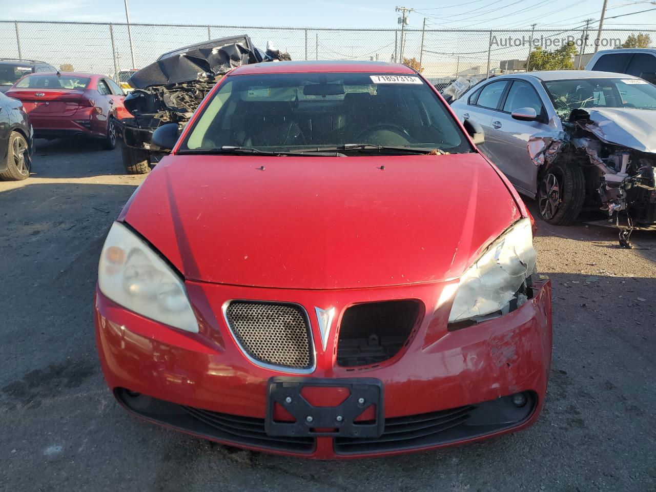 2006 Pontiac G6 Gt Red vin: 1G2ZH558364191043