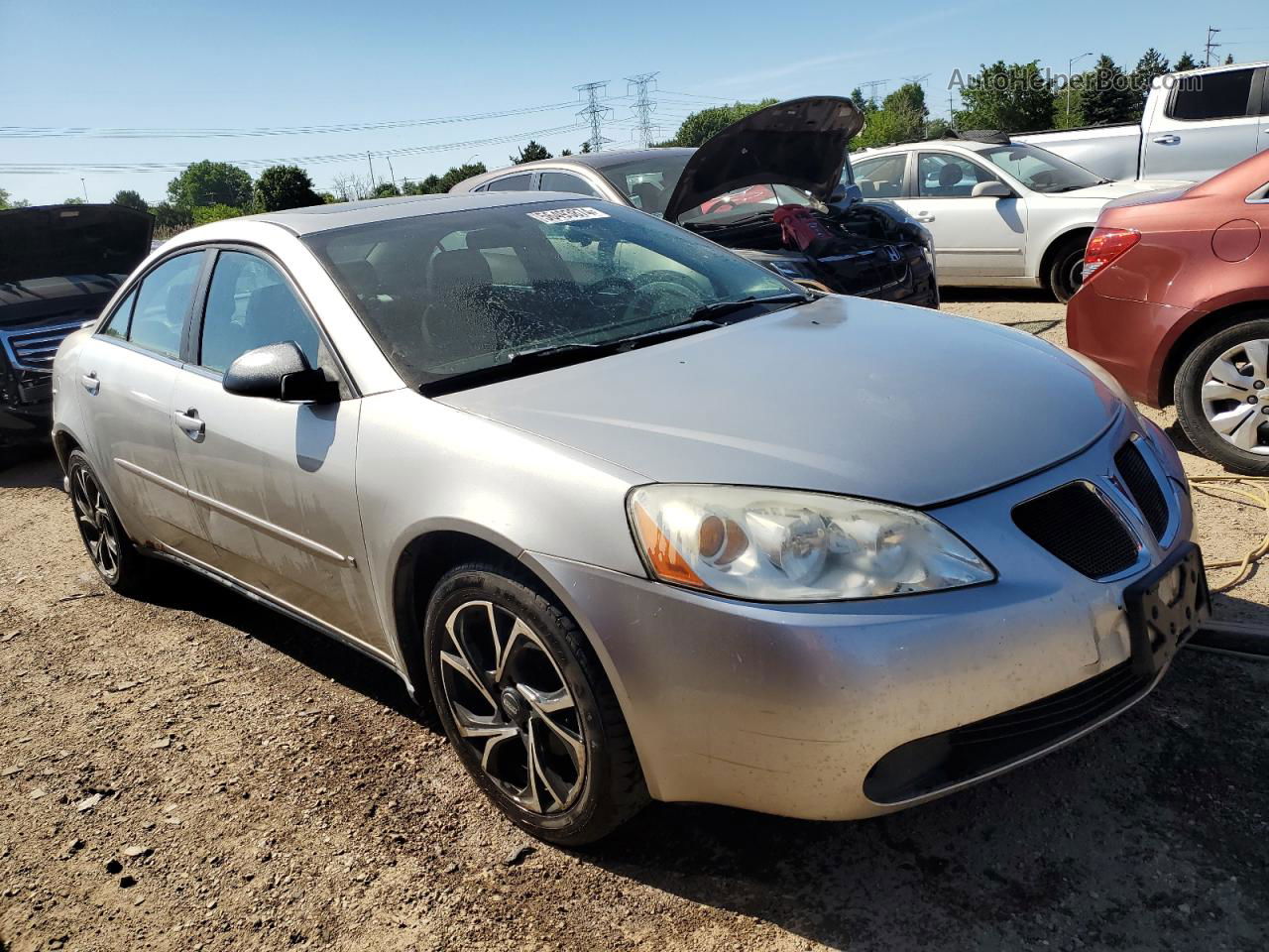 2006 Pontiac G6 Gt Silver vin: 1G2ZH558864116127