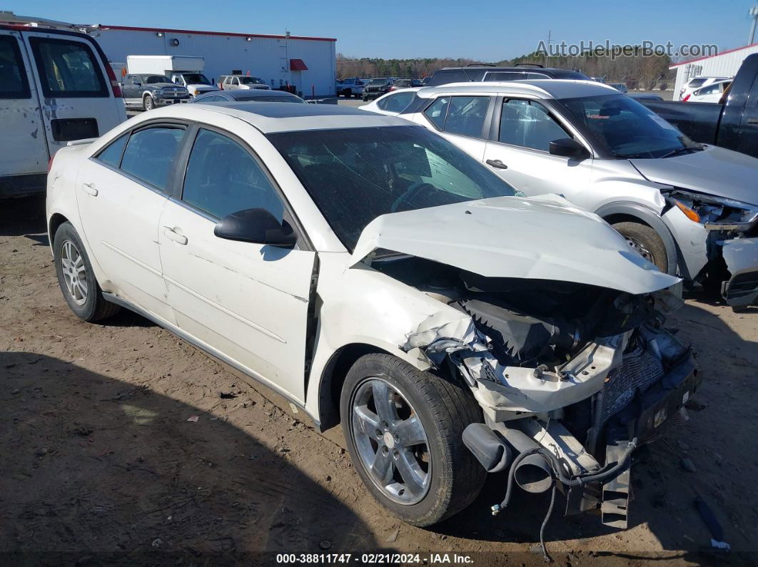 2006 Pontiac G6 Gt White vin: 1G2ZH558964100728