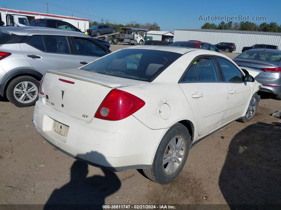 2006 Pontiac G6 Gt White vin: 1G2ZH558964100728