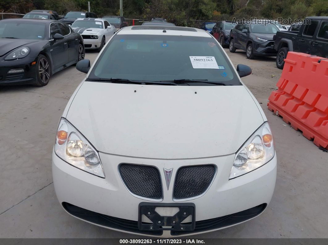 2006 Pontiac G6 Gt White vin: 1G2ZH558X64191668