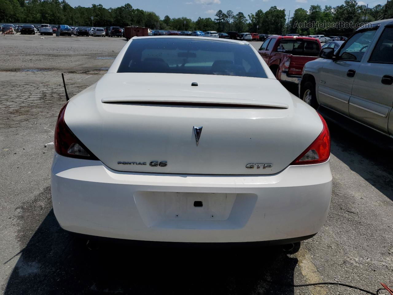 2006 Pontiac G6 Gtp White vin: 1G2ZM361064289013