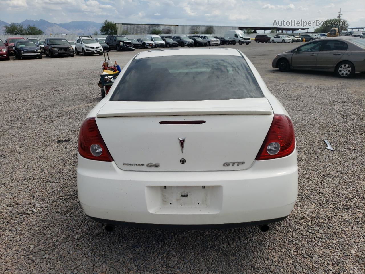 2006 Pontiac G6 Gtp White vin: 1G2ZM551364151141