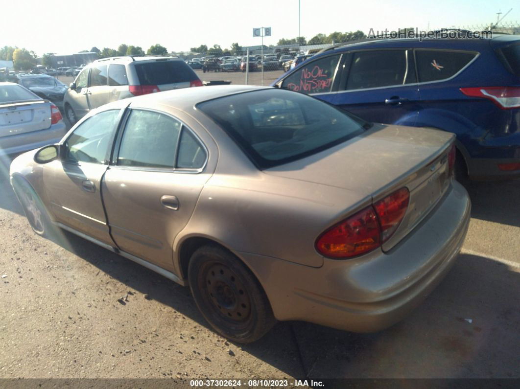 2001 Oldsmobile Alero Gls Gold vin: 1G3NF52E41C141633