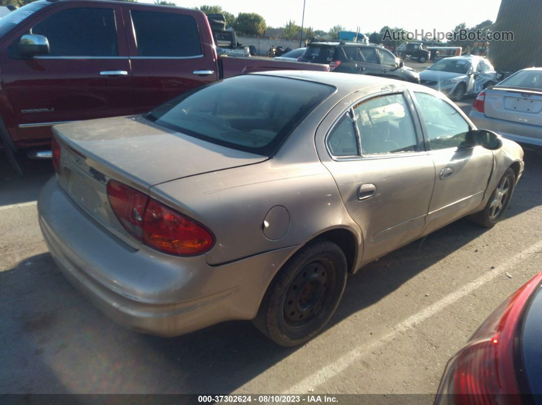 2001 Oldsmobile Alero Gls Gold vin: 1G3NF52E41C141633