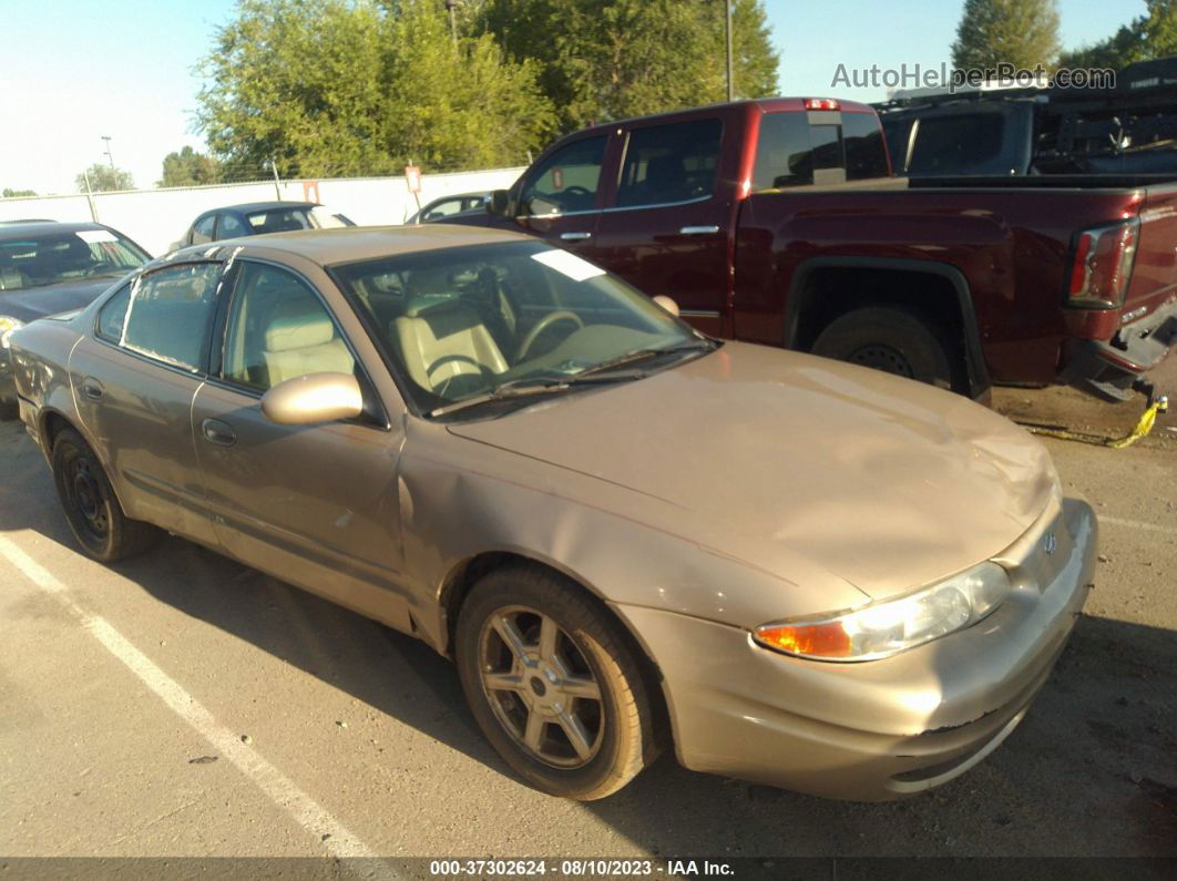 2001 Oldsmobile Alero Gls Gold vin: 1G3NF52E41C141633